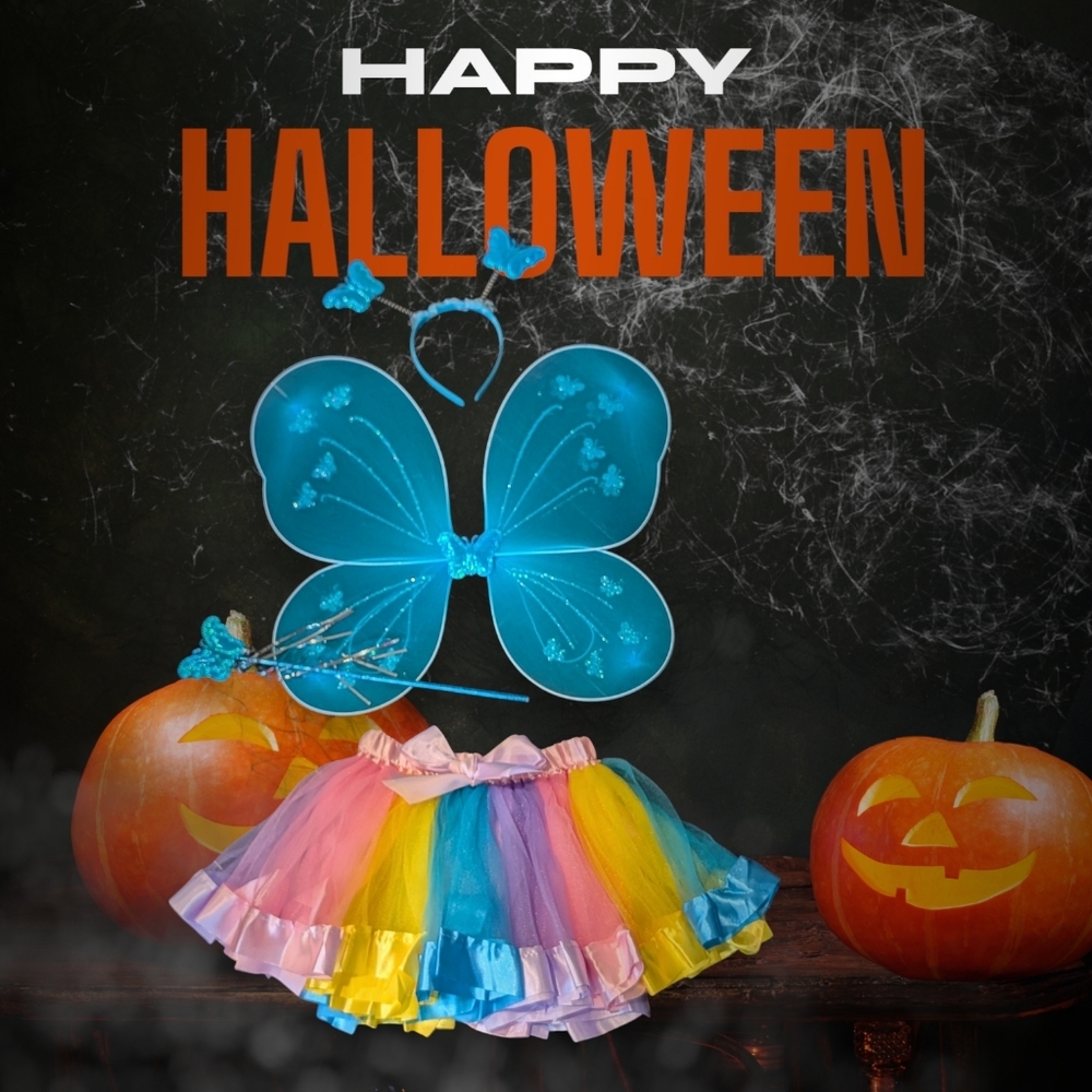 Colorful Butterfly Fairy Costume for Kids (While supplies last)